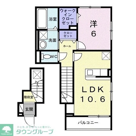 ヒカルサ小平栄町の物件間取画像